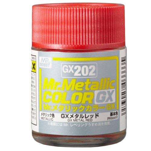 Przejdź do produktu Mr.Hobby GX202 - Farba Metal Red 18 ml