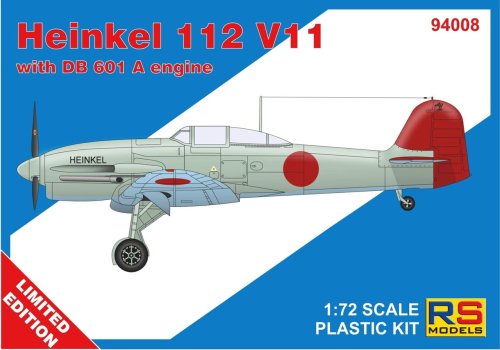 Przejdź do produktu RS Models 94008 - 1:72 Heinkel 112 V11 w/ DB 601 A Engine Limited Edition