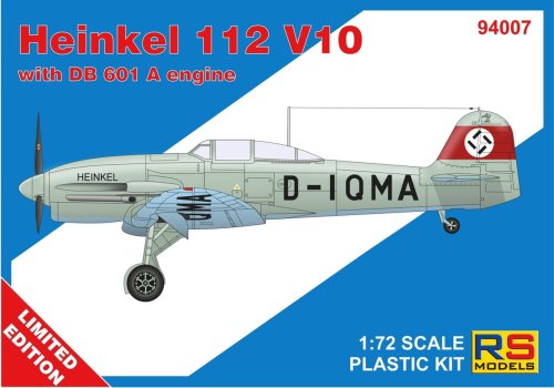 Przejdź do produktu RS Models 94007 - 1:72 Heinkel 112 V10 w/ DB 601 A Engine Limited Edition