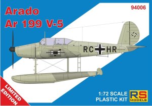 RS Models 94006 - 1:72 Arado Ar 199 V-5 Limited Edition