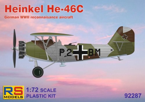 Przejdź do produktu RS Models 92287 - 1:72 Heinkel He-46C German WWII Recon Aircraft