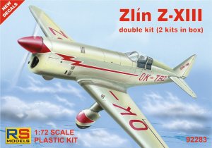 RS Models 92283 - 1:72 Zlin Z-XIII Double Kit (2in1)
