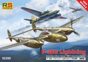 RS Models 92280 - 1:72 P-38G Lightning