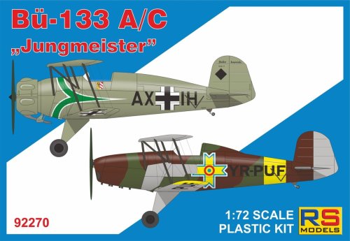 Przejdź do produktu RS Models 92270 - 1:72 Bucker Bu-133 A/C Jungmeister