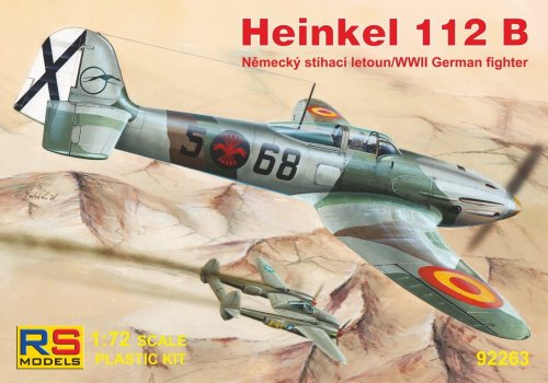 Przejdź do produktu RS Models 92263 - 1:72 Heinkel 112B Spain WWII German Fighter
