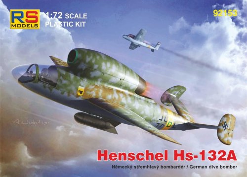 Przejdź do produktu Rs Models 92153 - 1:72 Henschel Hs-132A