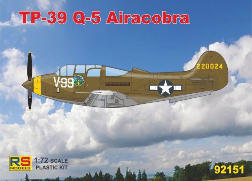 Przejdź do produktu Rs Models 92151 - 1:72 TP-39 Q-5 Airacobra Trainer