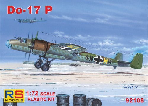 Przejdź do produktu Rs Models 92108 - 1:72 Dornier Do 17 P