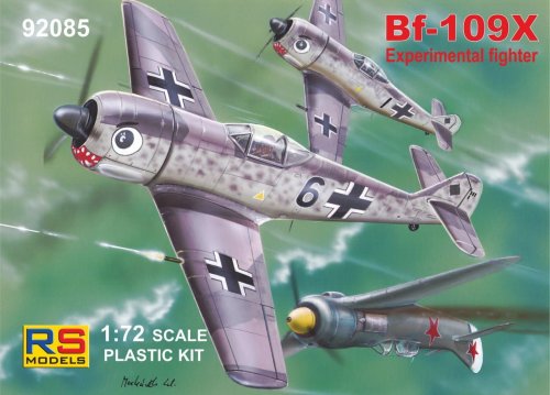 Przejdź do produktu Rs Models 92085 - 1:72 Bf-109X Experimental Fighter