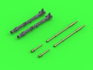 Master GM-35-049 - 1:35 MG-34 7,92mm - lufy niemieckiego karabinu maszynowego - wersja z perforowaną chłodnicą - używana przez piechotę i na wczesnych czołgach 2szt