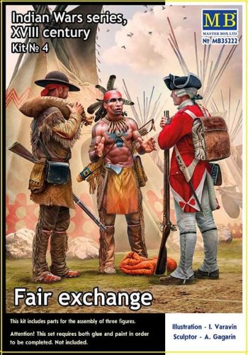 Przejdź do produktu Master Box 35222 - 1:35 Fair Exchange - XVIII Century Indian Wars Series Kit No.4