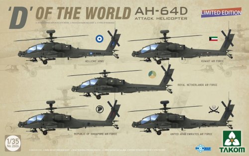 Przejdź do produktu Takom 2606 - 1:35 D Of The World AH-64 D Attack Helicopter Limited Edition