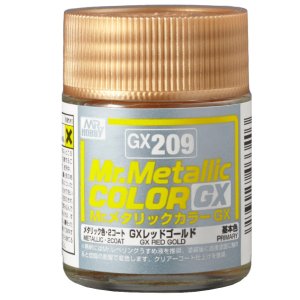 Mr.Hobby GX209 - Farba Metal Red Gold 18 ml