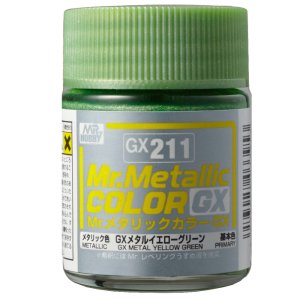 Mr.Hobby GX211 - Farba Metal Yellow Green