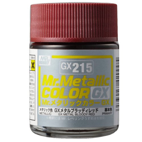 Przejdź do produktu Mr.Hobby GX215 - Farba Metal Bloody Red 18 ml