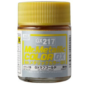 Mr.Hobby GX217 - Farba Metal Rough Gold 18 ml