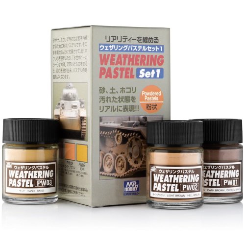 Przejdź do produktu Mr.Hobby PP101 - Zestaw pigmentów Weathering Pastel 1