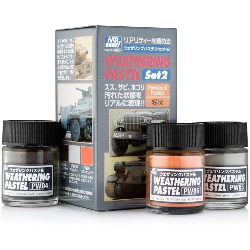Przejdź do produktu Mr.Hobby PP102 - Zestaw pigmentów Weathering Pastel 2