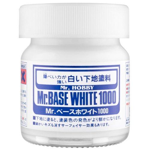 Przejdź do produktu Mr.Hobby SF283 - Podkład biały Mr. Base White 1000 40 ml