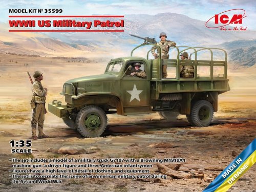 Przejdź do produktu ICM 35599 - 1:35 WWII US Military Patrol