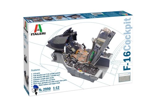 Przejdź do produktu Italeri 2990 - 1:12 F-16 Cockpit