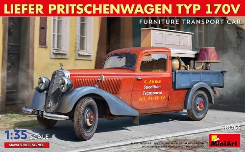 Przejdź do produktu Miniart 38065 - 1:35 Liefer Pritschenwagen Typ 170V Furniture Transport Car
