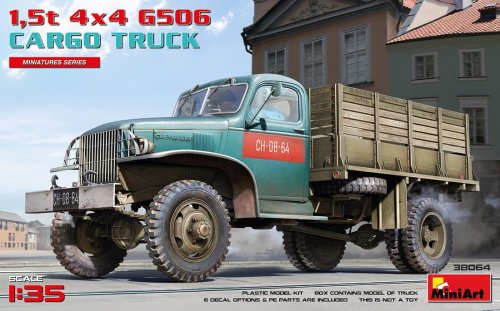 Przejdź do produktu Miniart 38064 - 1:35 1,5 t 4x4 G506 Cargo Truck