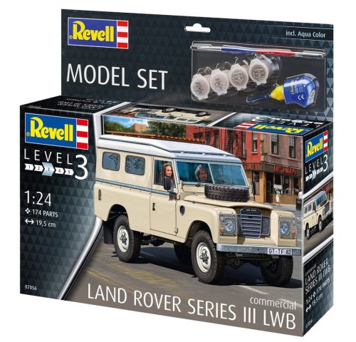 Przejdź do produktu Revell 67056 - 1:24 Land Rover Series III LWB commercial - model z farbami