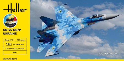 Przejdź do produktu Heller 56371 - 1:72 Su-27UB/P Ukraine model z farbami