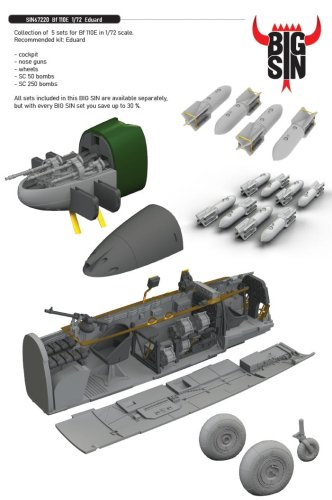 Przejdź do produktu Eduard SIN67220 - 1:72 Bf 110E