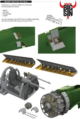 Przejdź do produktu Eduard SIN648107 - 1:48 A6M2-N Rufe