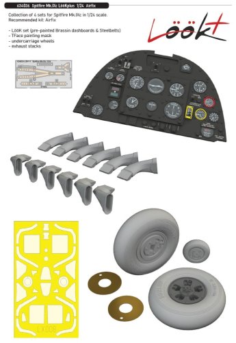 Przejdź do produktu Eduard 634036 - 1:24 Spitfire Mk.IXc LööKplus