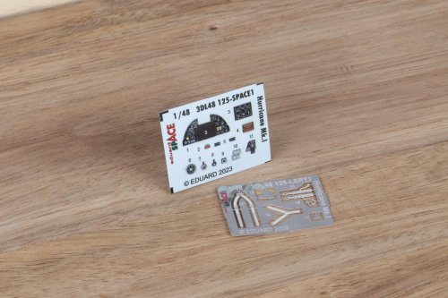 Przejdź do produktu Eduard 3DL48125 - 1:48 Hurricane Mk.I Space 3D Decals + PE