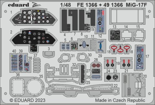 Przejdź do produktu Eduard FE1366 - 1:48 MiG-17F