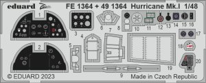 Eduard FE1364 - 1:48 Hurricane Mk.I