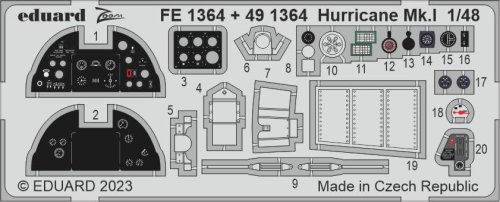 Przejdź do produktu Eduard FE1364 - 1:48 Hurricane Mk.I