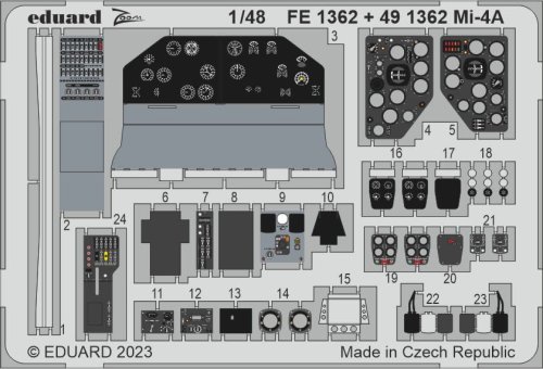 Przejdź do produktu Eduard FE1362 - 1:48 Mi-4A