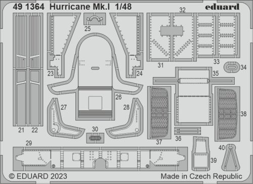 Przejdź do produktu Eduard 491364 - 1:48 Hurricane Mk.I