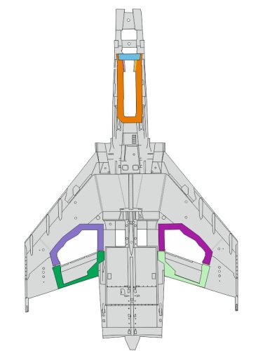 Przejdź do produktu Eduard EX962 - 1:48 F-4E wheel bays