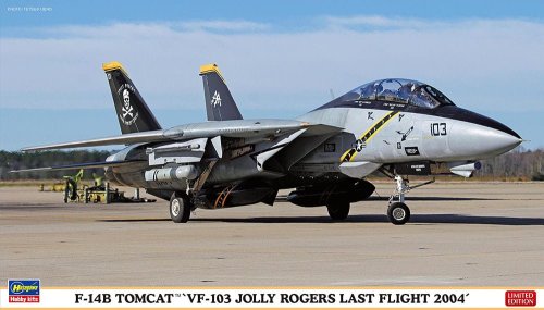 Przejdź do produktu Hasegawa 02434 - 1:72 F-14B Tomcat VF-103 Jolly Rogers Last Flight 2004