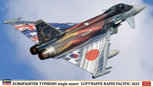 Przejdź do produktu Hasegawa 02430 - 1:72 Eurofighter Typhoon Single Seater Luftwaffe Rapid Pacific 2022