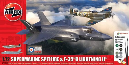 Przejdź do produktu Airfix 50190 - 1:72 Supermarine Spitfire & F-35B Lightning II Then & Now - modele z farbami