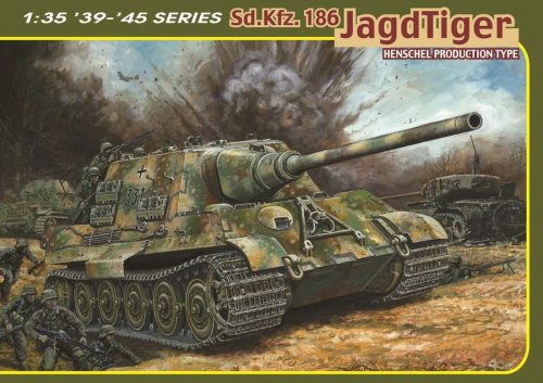 Przejdź do produktu Dragon 6991- 1:35 Jagdtiger Sd.Kfz. 186 Henschel Production Type