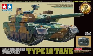Tamiya 48215 - 1:35 Japan Ground Self Defense Force Type 10 Tank w/Control Unit