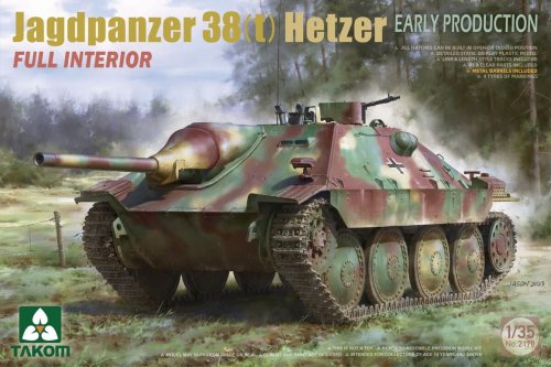 Przejdź do produktu Takom 2170 - 1:35 Jagdpanzer 38(t) Hetzer Early Production with Full Interior