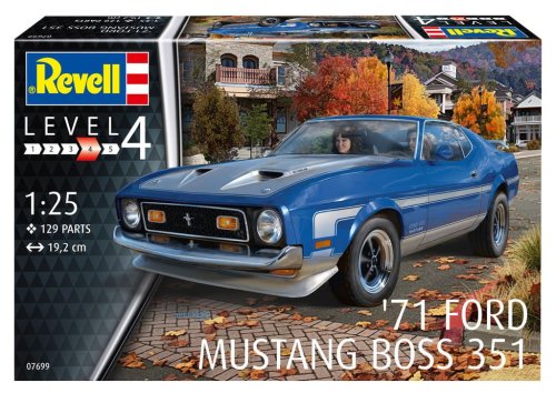 Przejdź do produktu Revell 07699 - 1:25 1971 Ford Mustang Boss 351