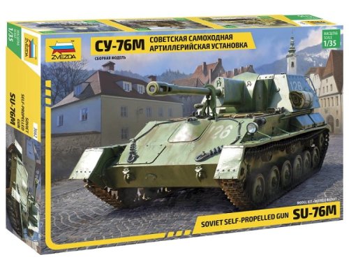 Przejdź do produktu Zvezda 3662 - 1:35 Soviet Self-Propelled Gun SU-76M