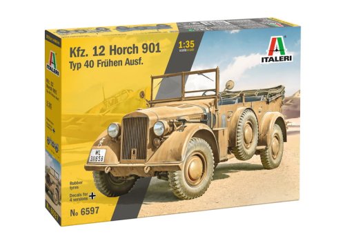Przejdź do produktu Italeri 6597 - 1:35 Kfz. 12 Horch 901 Typ 40 Fruhen Ausf.