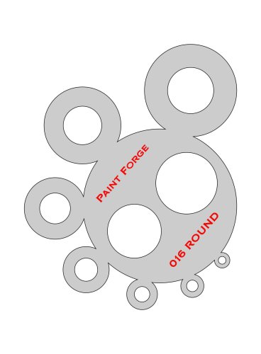 Przejdź do produktu Paint Forge PFST016M - Round Stencils M - szablon malarski