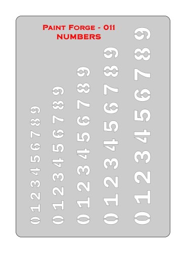 Przejdź do produktu Paint Forge PFST011L - Numbers Stencils L - szablon malarski